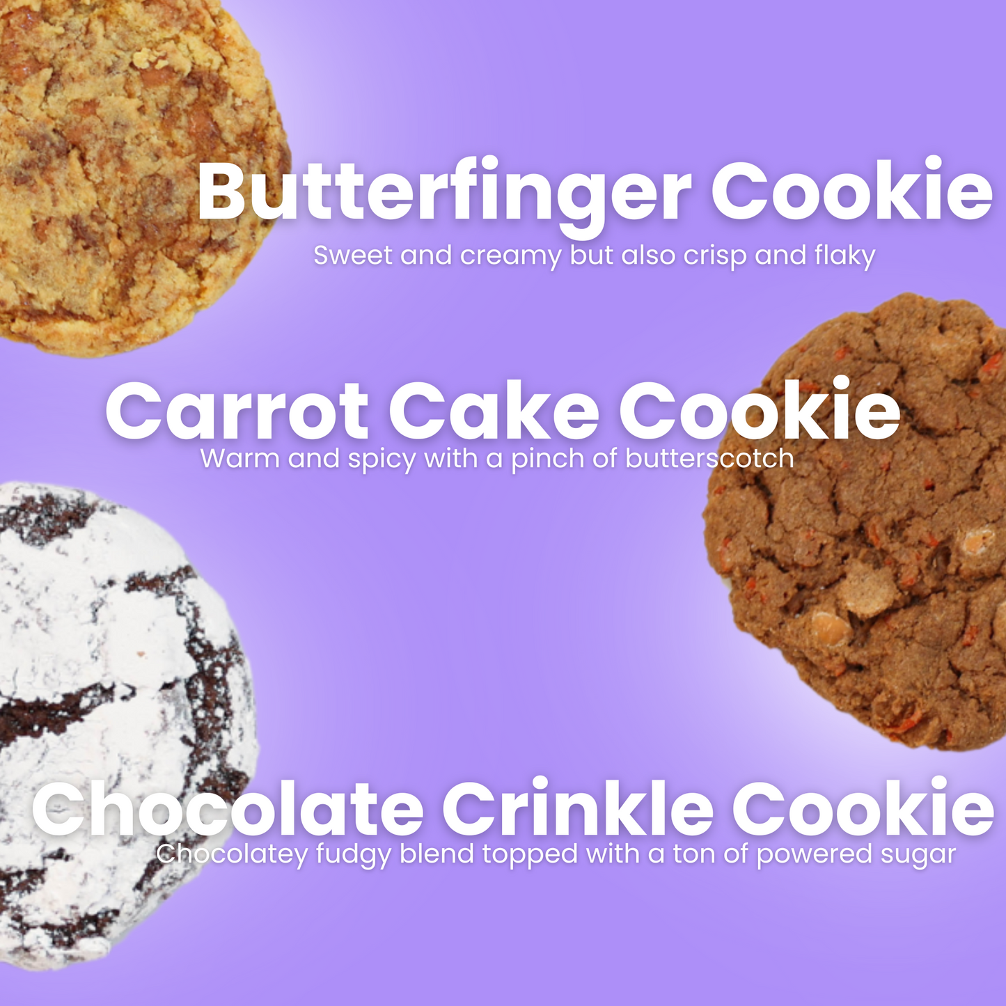 Crave Me Bakery Fresh Cookie Collection!